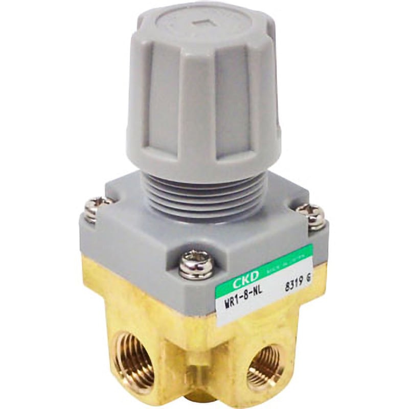 WR1-8-NL WRシリーズ 水用レギュレータ CKD ねじの種類Rc 接続口径Rc1/4  WR1-8-NL