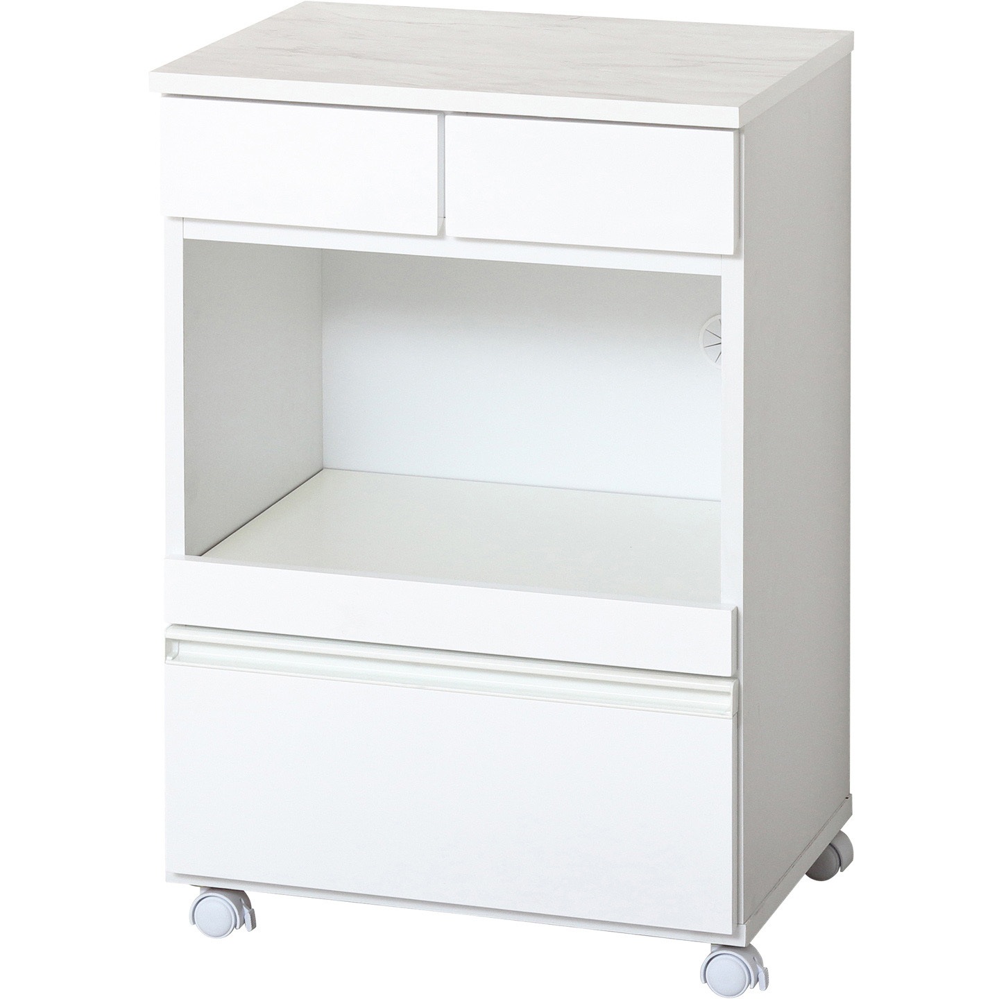 23736 コンパクトレンジワゴン クロシオ ホワイト色