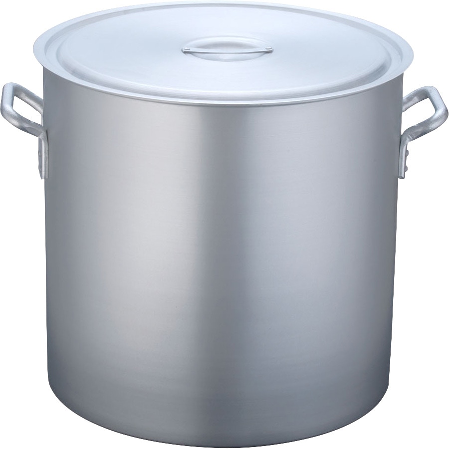 AZV6354 寸胴鍋 アルミニウム(アルマイト加工・目盛付き) TKG 容量122.0L 呼び寸法54cm   AZV6354