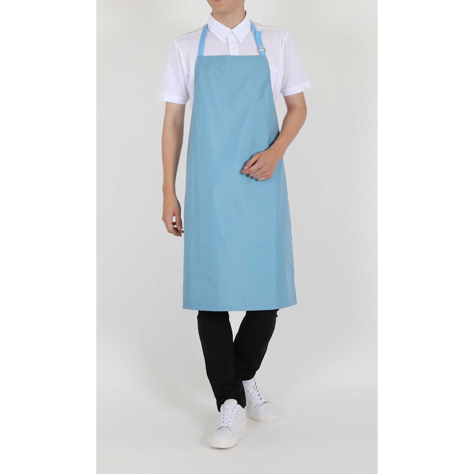 リニューアル！エレガントなエプロン白 防水着物洋服両用