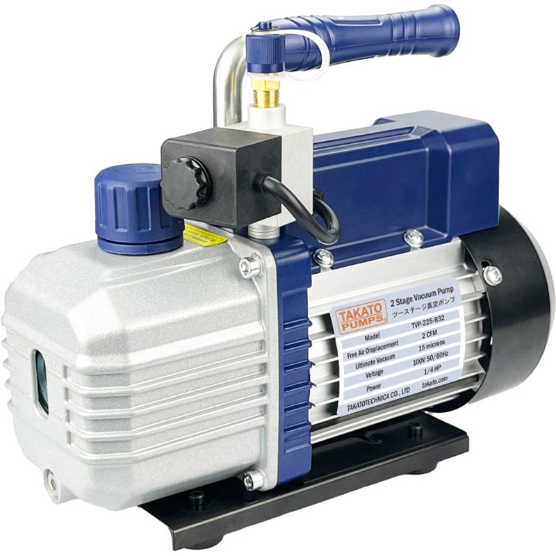 TVP-225-R32 R32対応 ツーステージ真空ポンプ 1個 タカトテクニカ