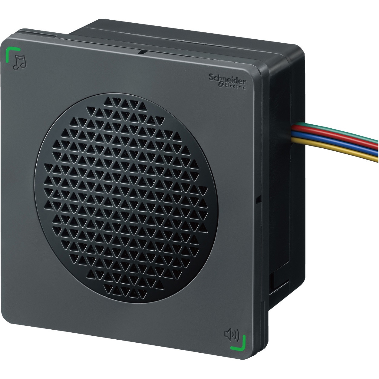 XVSA9MBN 薄型ボディ コーンスピーカー型 電子音警報器 XVSA9シリーズ アロー(シュナイダーエレクトリック) 定格電圧AC100～230V