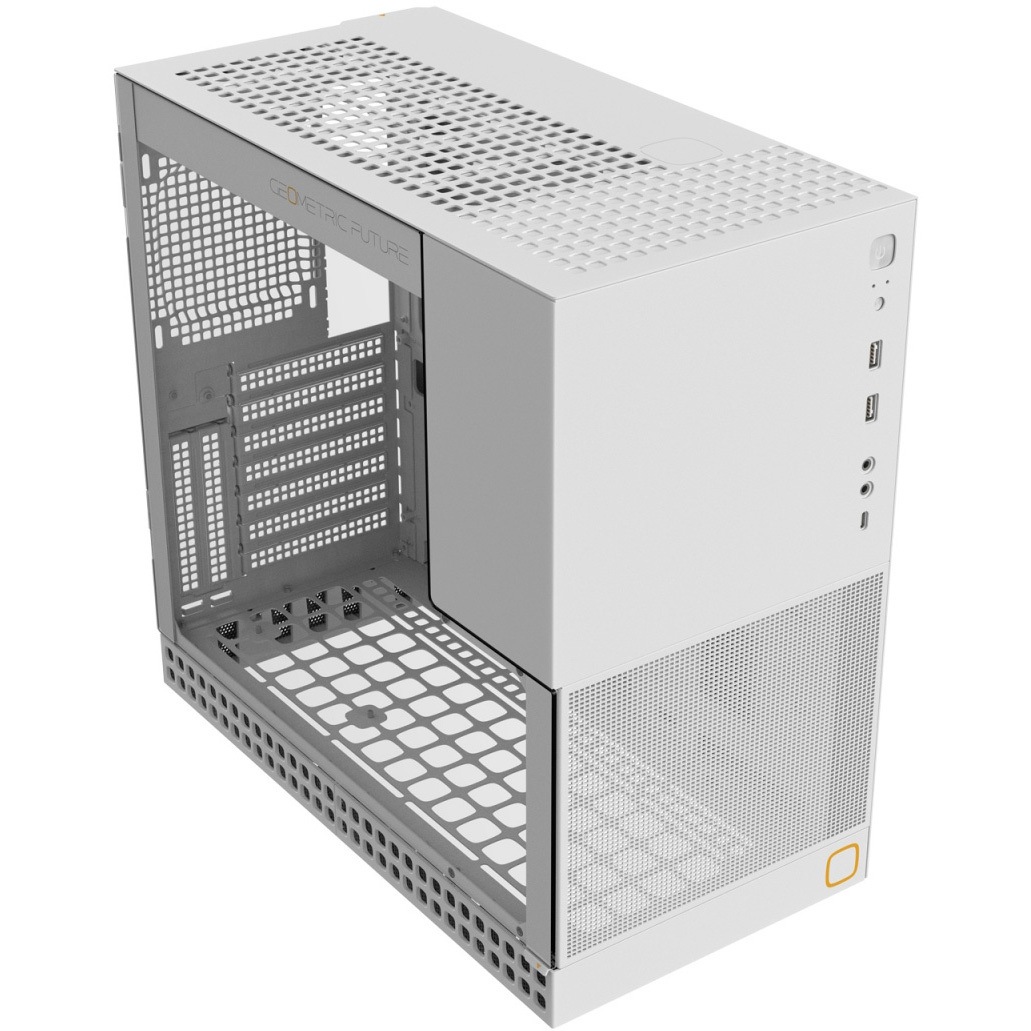 PCケース(自作PC用) GEOMETRIC FUTURE GF-M4-KAT-WT Amazon | GEOMETRIC FUTURE ミドルタワーPCケース Model 4 King