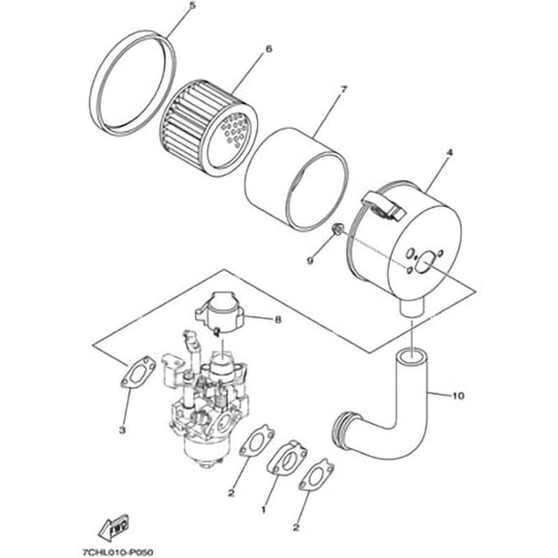 7CP-E4451-00 部品 EF2800iSE(7CHL， 2015) 020 1個 YAMAHA