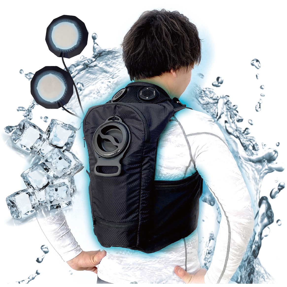 【新品　未使用】RSCAH ハイブリッドクールベスト＃7300 7300 RSCAH ハイブリッドクールベスト FUKUTOKU(福徳産業