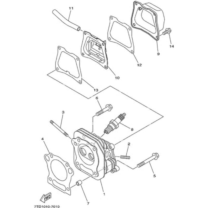 95822-08045 部品 EF2300/EF23H(7C31， 2016) 050 1個 YAMAHA(ヤマハ) 【通販モノタロウ】