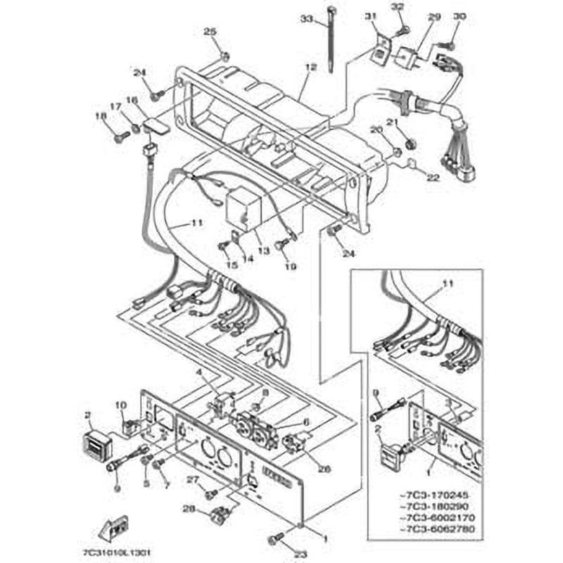 7P6-H3500-00 部品 EF2300/EF23H(7C31， 2016) 060 1個 YAMAHA(ヤマハ