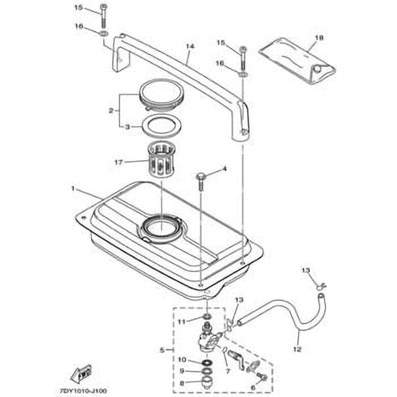 7C1-F4311-00 部品 EF900FW(7C11， 2012) 010 1個 YAMAHA(ヤマハ