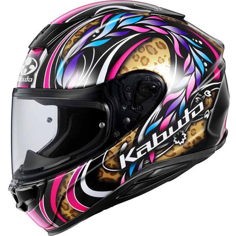 ブラックレオパード XS AEROBLADE6 TAMON OGK KABUTO ブラック