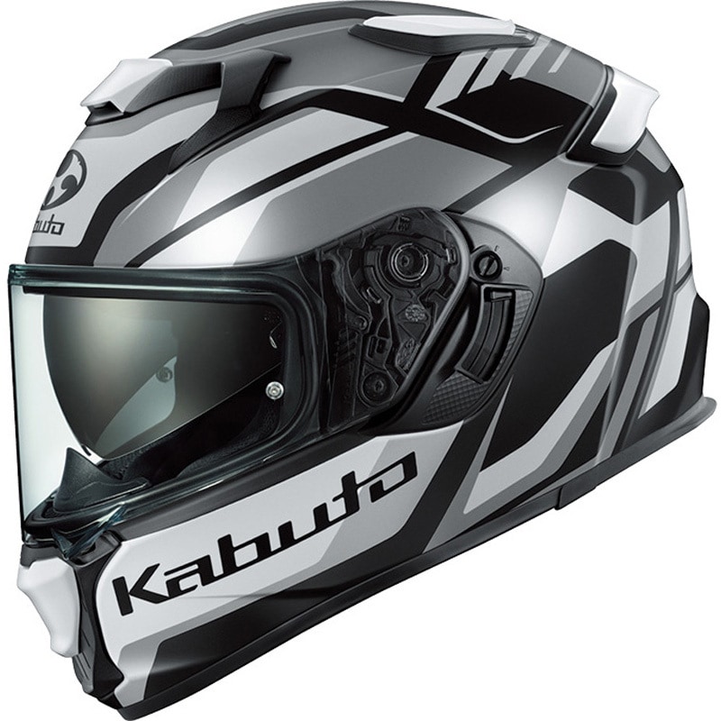 フラットブラックグレー S KAMUI 5 GRAVIX OGK KABUTO フラット