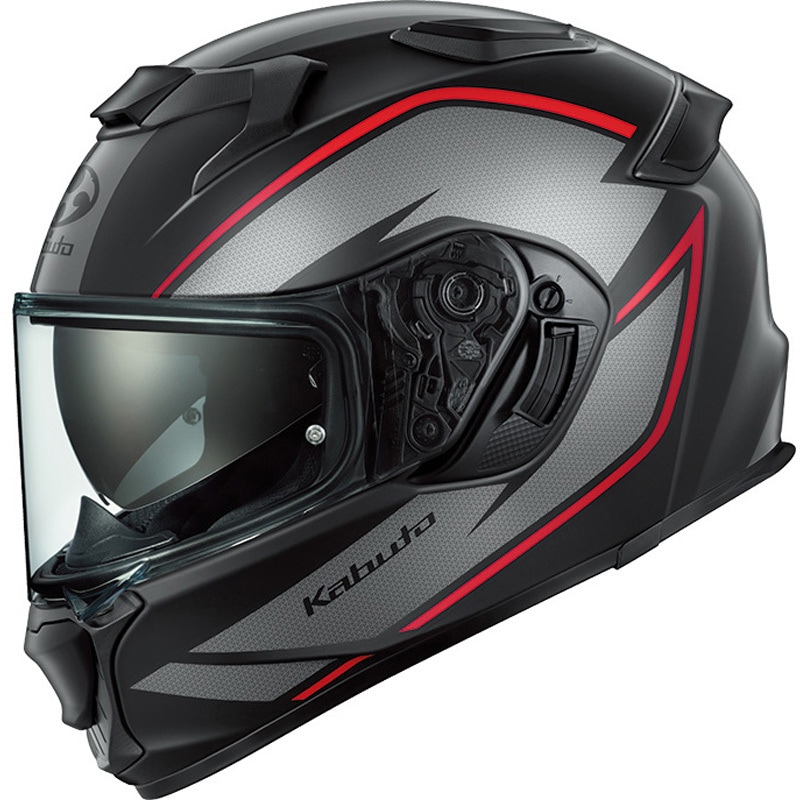 フラットブラックレッド M KAMUI 5 TORZA OGK KABUTO フラットブラック
