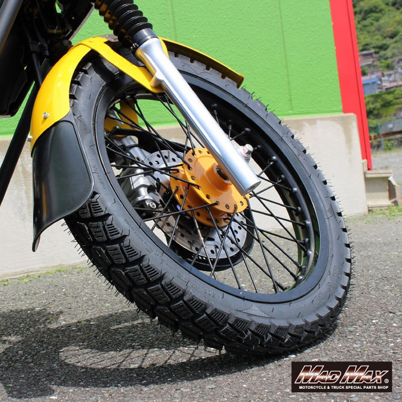 MR19-CC21-GN ホンダ CC110 JA60 クロスカブ用 アルミ製 17インチスポークワイドホイールセット MAD  MAX(マッドマックス) グリーン色 MR19-CC21-GN - 【通販モノタロウ】