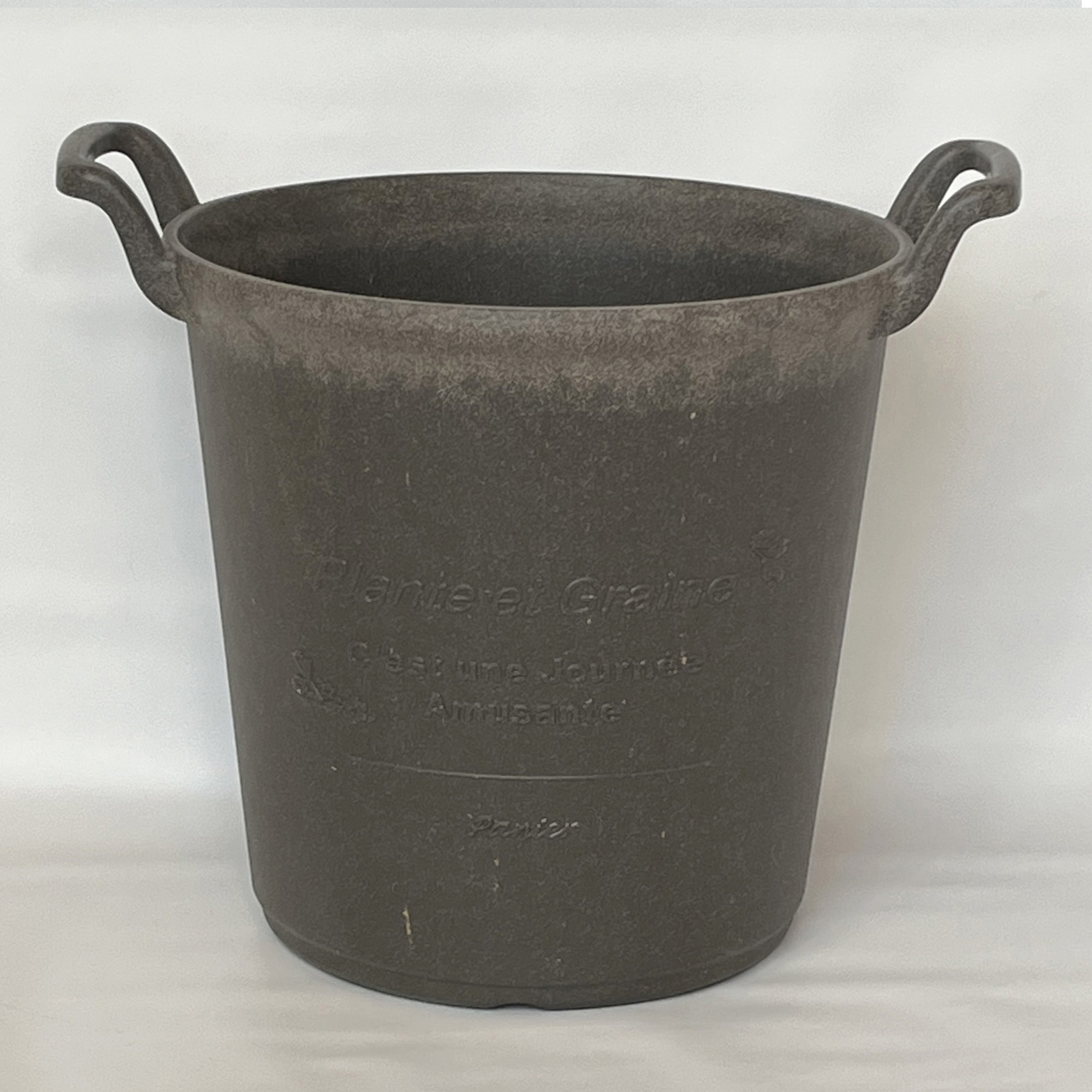 250 グレー パニエポットナチュール 1個(25cm) aika(アイカ) 【通販