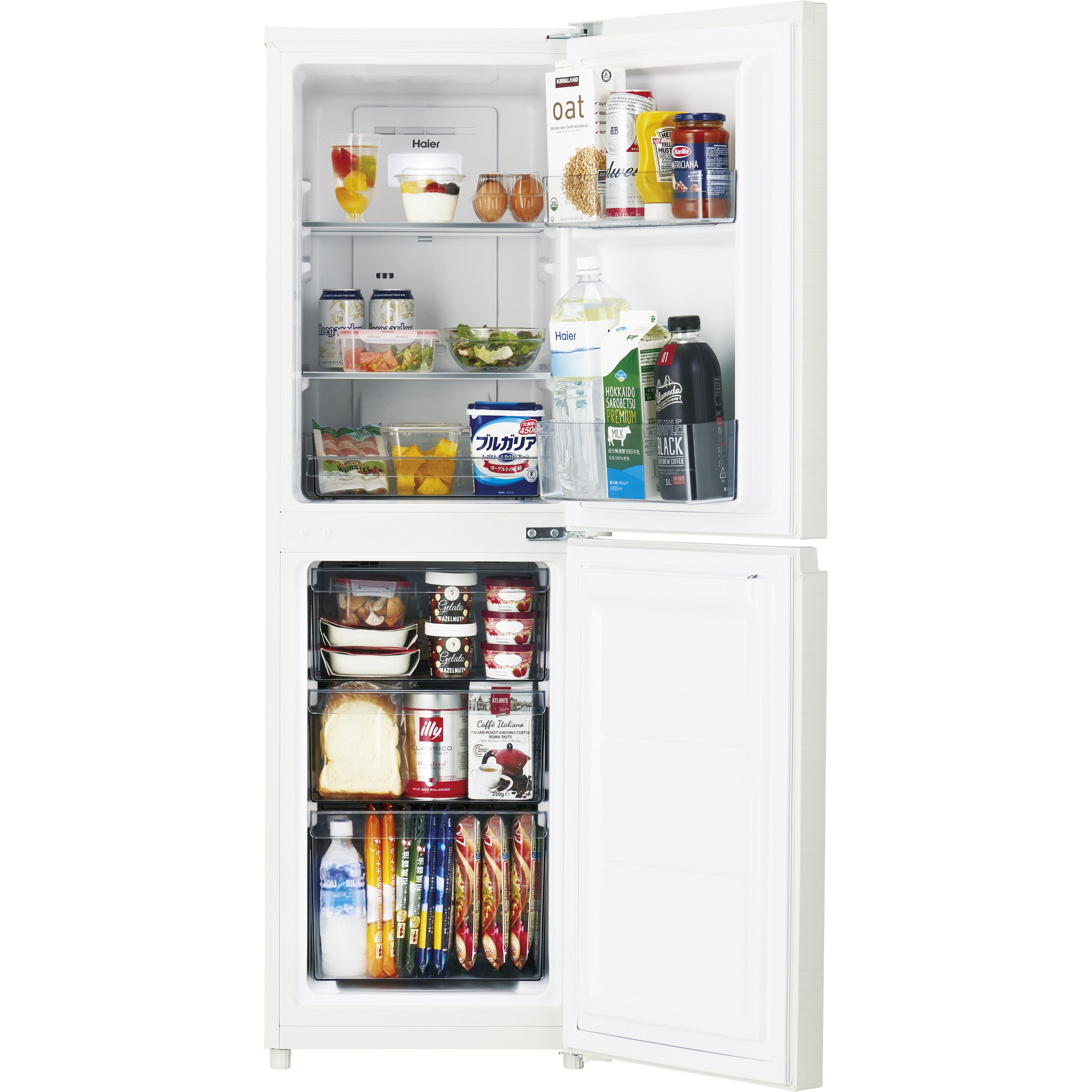 よるいち ハイアール JR-SY15AR-W 148L 冷蔵庫 楽天市場】ハイアール 148L 冷蔵庫 右開き 2ドア 電子レンジが