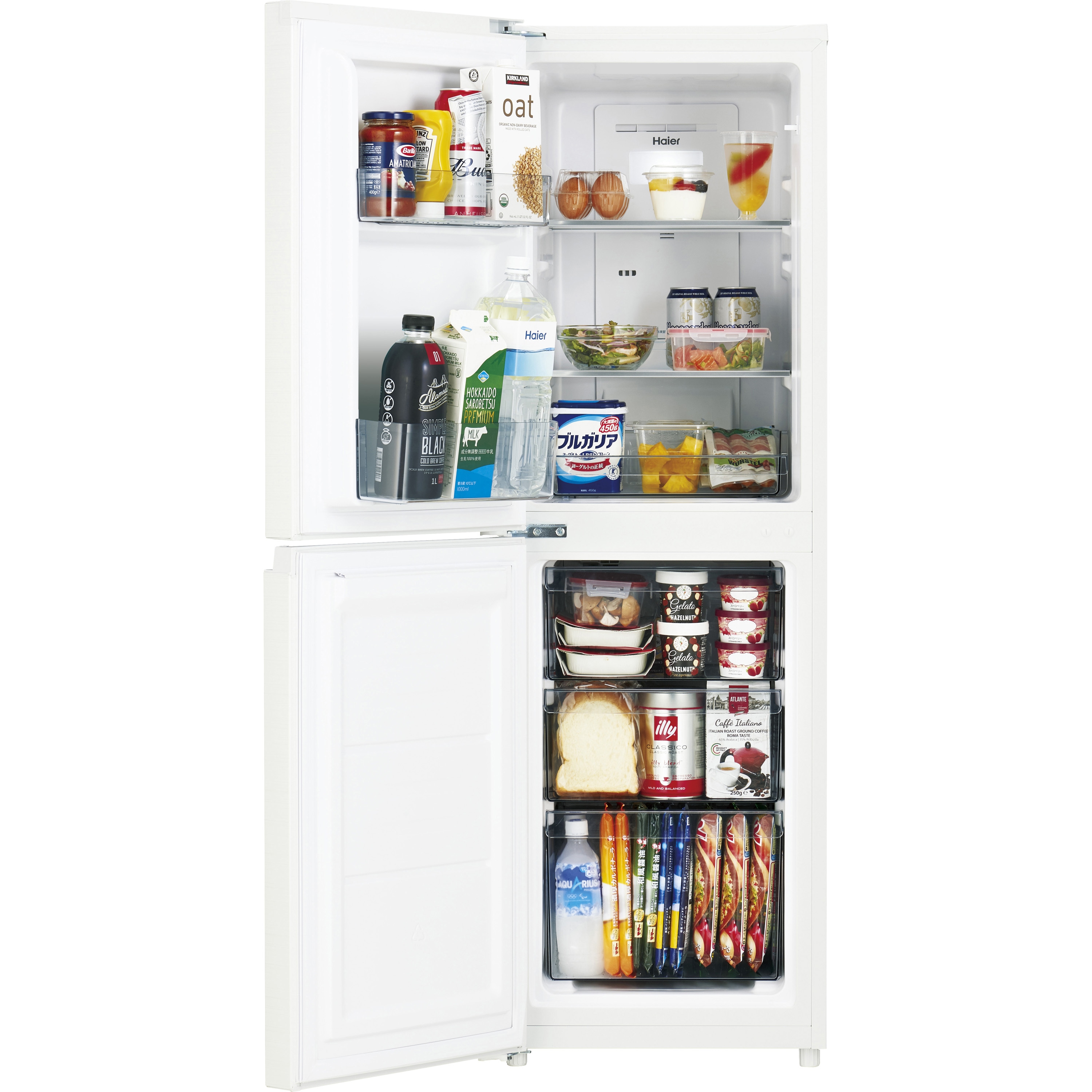 JR-SY15AL 148L ファン式冷凍冷蔵庫 左開き Haier(ハイアール) アップ