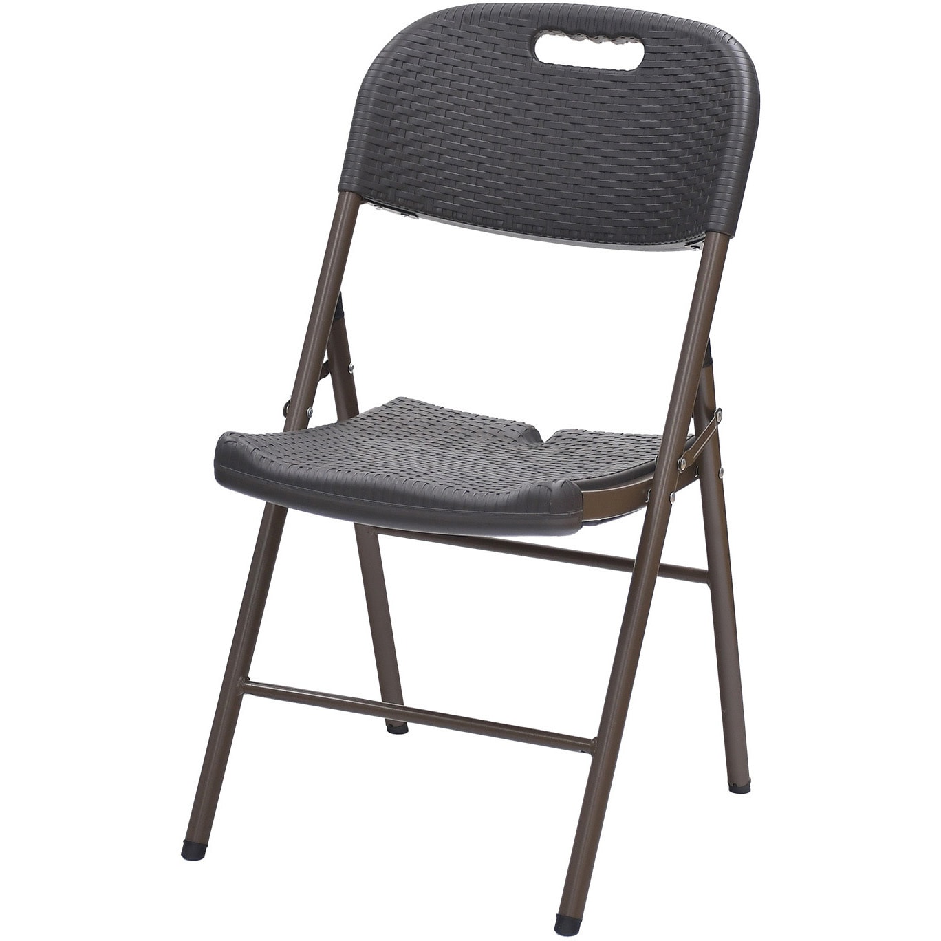 HFC-49 ウィッカー調 フォールディングガーデンチェア 1脚 YAMAZEN