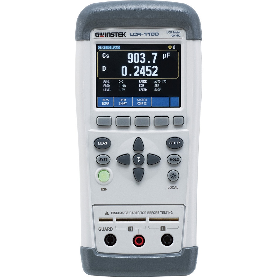LCR-1100 ハンディタイプLCRメータ 1個 テクシオ・テクノロジー(GW INSTEK) 【通販モノタロウ】