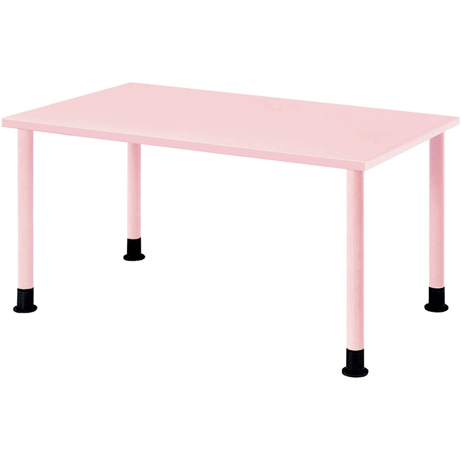 CLO-1575-PPK カラフルミーティングテーブル ニシキ工業 ピーチピンク色 幅1500mm奥行750mm高さ700mm  CLO-1575-PPK