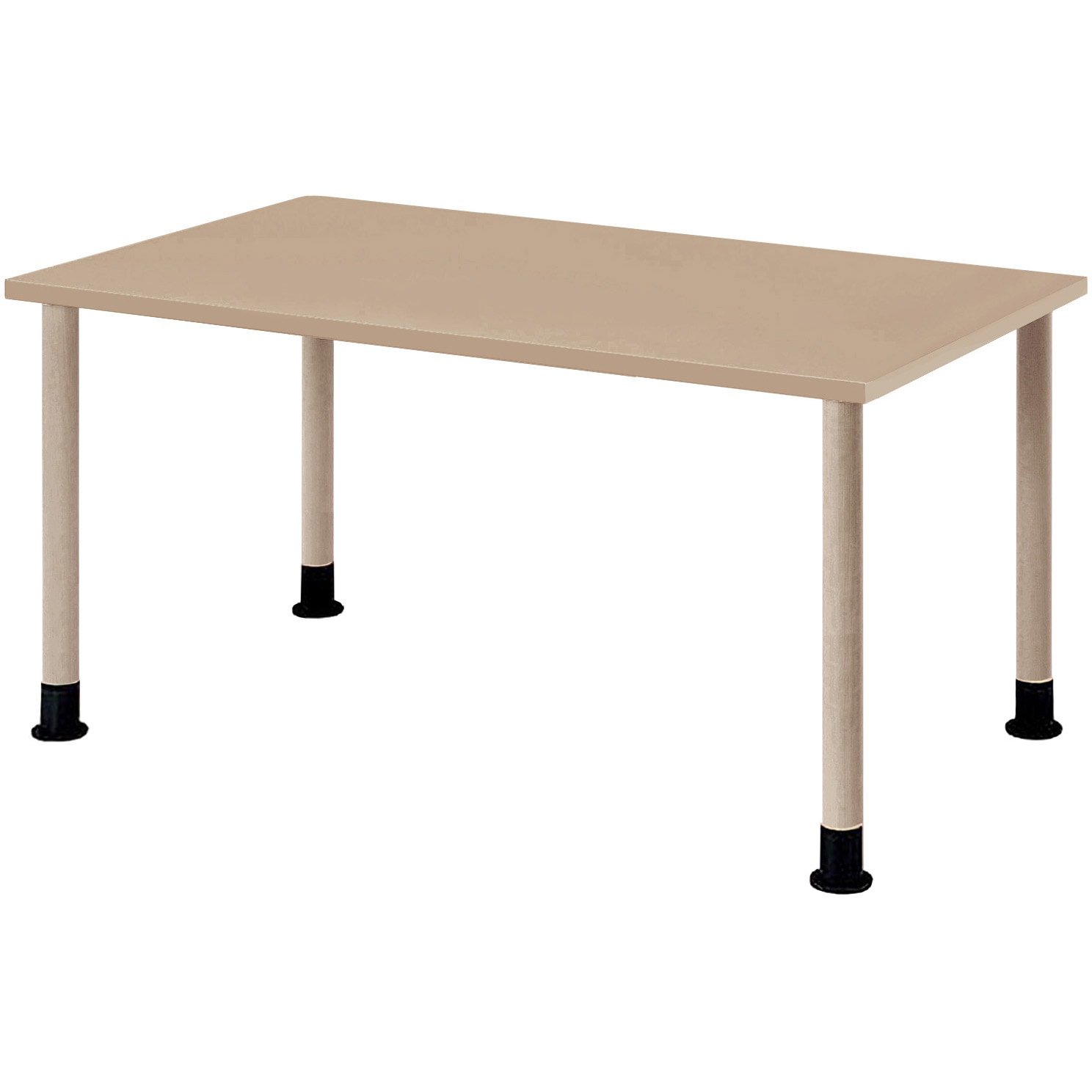 CLO-1575-BEG カラフルミーティングテーブル ニシキ工業 ベージュ色 幅1500mm奥行750mm高さ700mm  CLO-1575-BEG