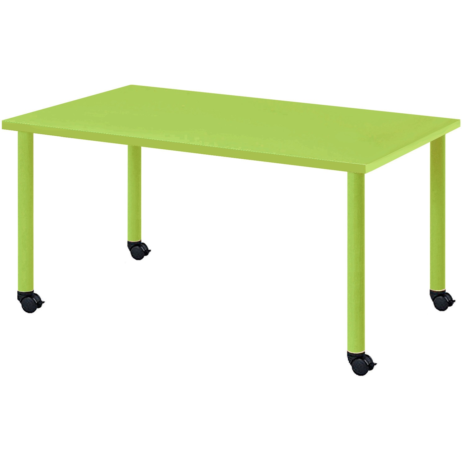 CLO-1575C-MCT カラフルミーティングテーブル ニシキ工業 マスカット色 高さ700mm幅1500mm奥行750mm  CLO-1575C-MCT