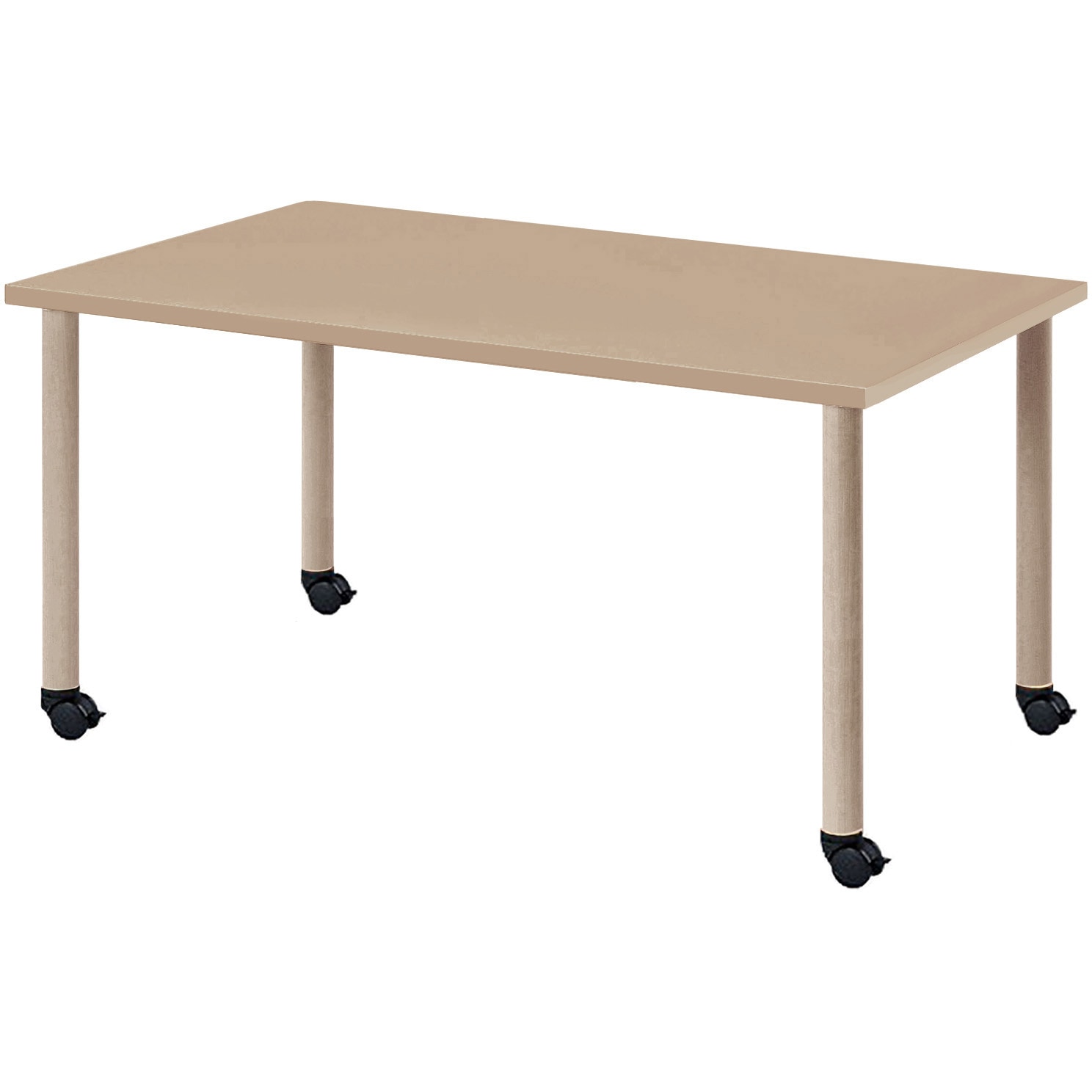 CLO-1575C-BEG カラフルミーティングテーブル ニシキ工業 ベージュ色 高さ700mm幅1500mm奥行750mm  CLO-1575C-BEG