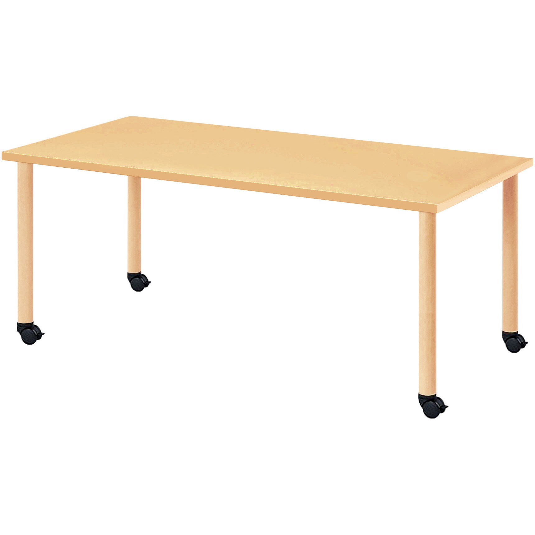 CLO-1875C-APC カラフルミーティングテーブル ニシキ工業 アプリコット色 高さ700mm幅1800mm奥行750mm  CLO-1875C-APC 50,388円