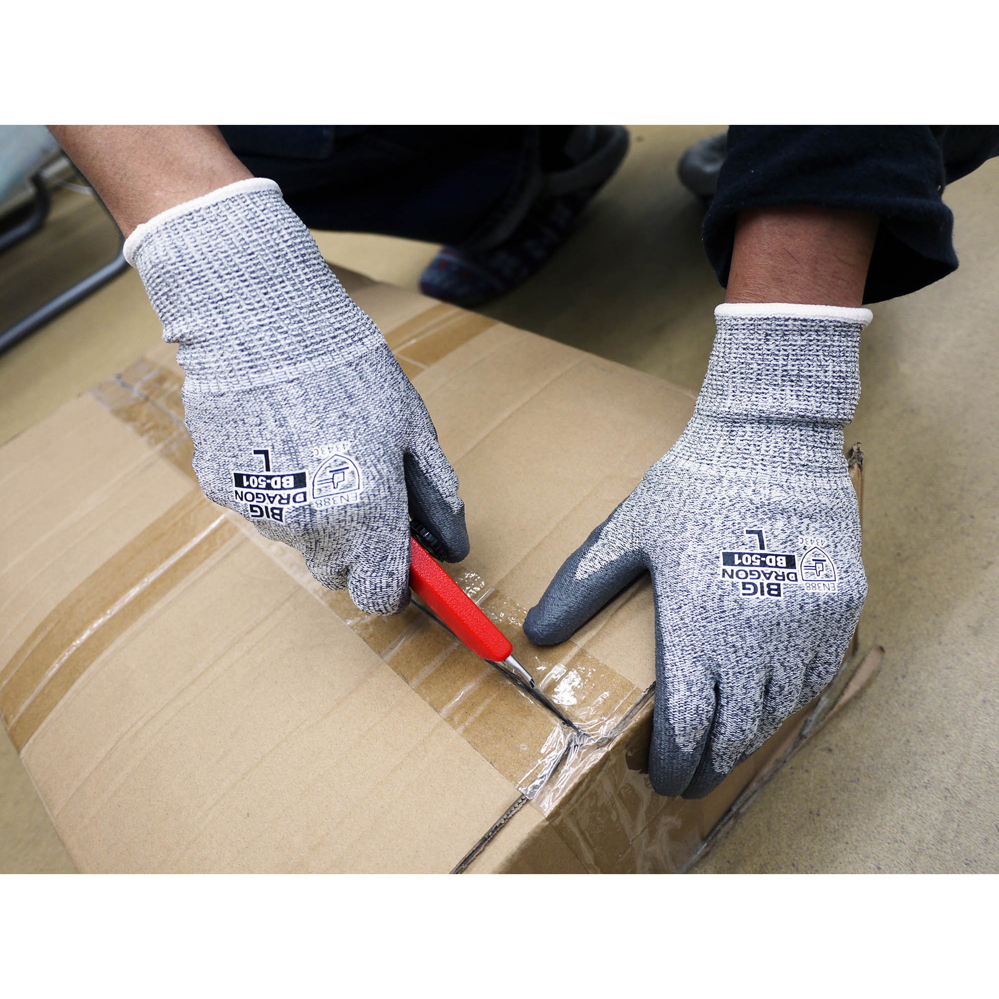 7043 BD-501 PUノンカットグリップ 富士グローブ 耐切創性3