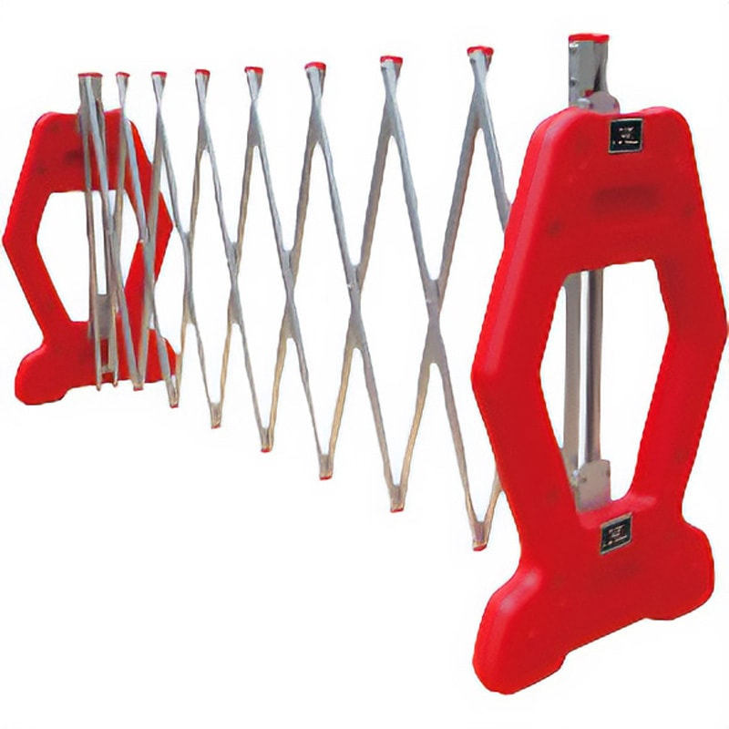 AZG-R2 現場用簡易アルミゲート 安全興業 レッド色   AZG-R2