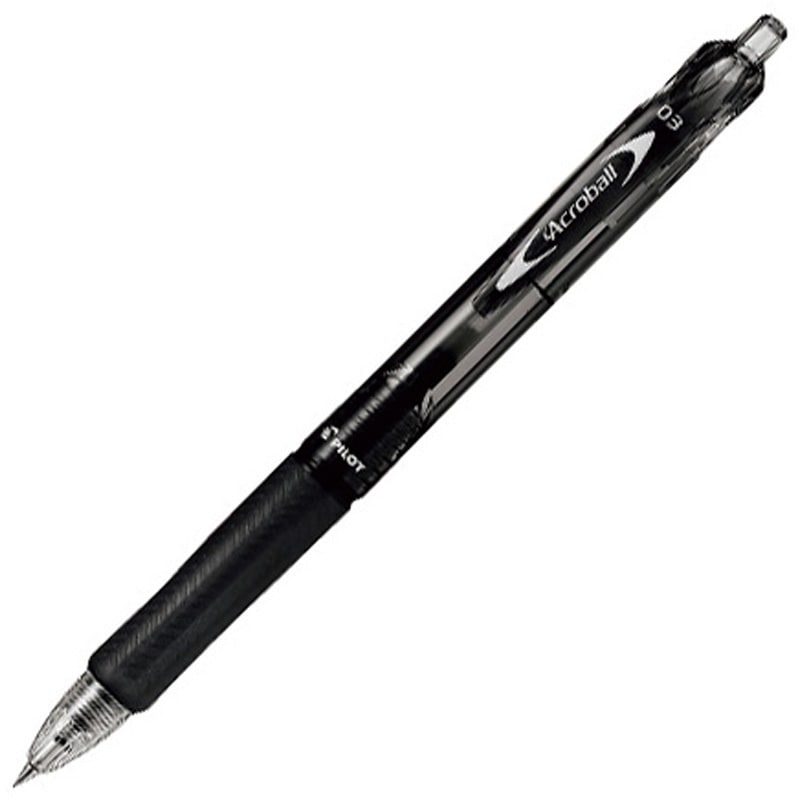 BAB-15MF-BB 油性ボールペン アクロボール パイロット ノック式