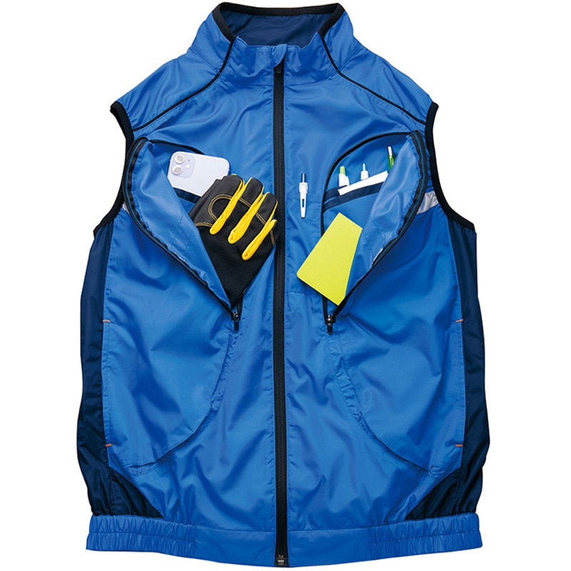 空調服 最大風力76L/秒 14.4v｜アイトス 空調服® AZ50199 フルset