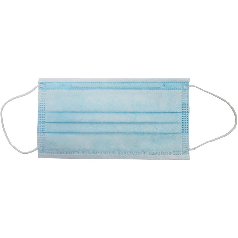 76232 サージマスクCP 金属ノーズブリッジ 竹虎 ブルー色 寸法9.5×17.5