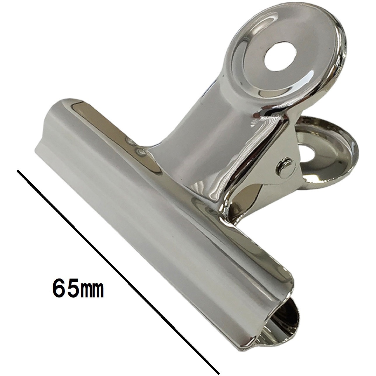 MD-1A 目玉クリップ サンケーキコム シルバー色 大サイズ 1箱(20個) MD