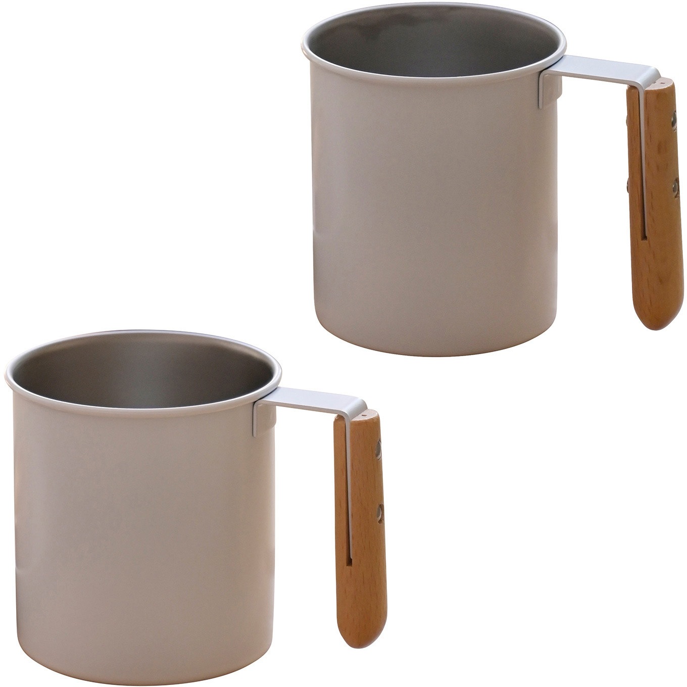 TA-412003S WH/TA-412006L WH ステンレスマグ be worth style(ビーワーススタイル) ホワイト色  1セット(2個)