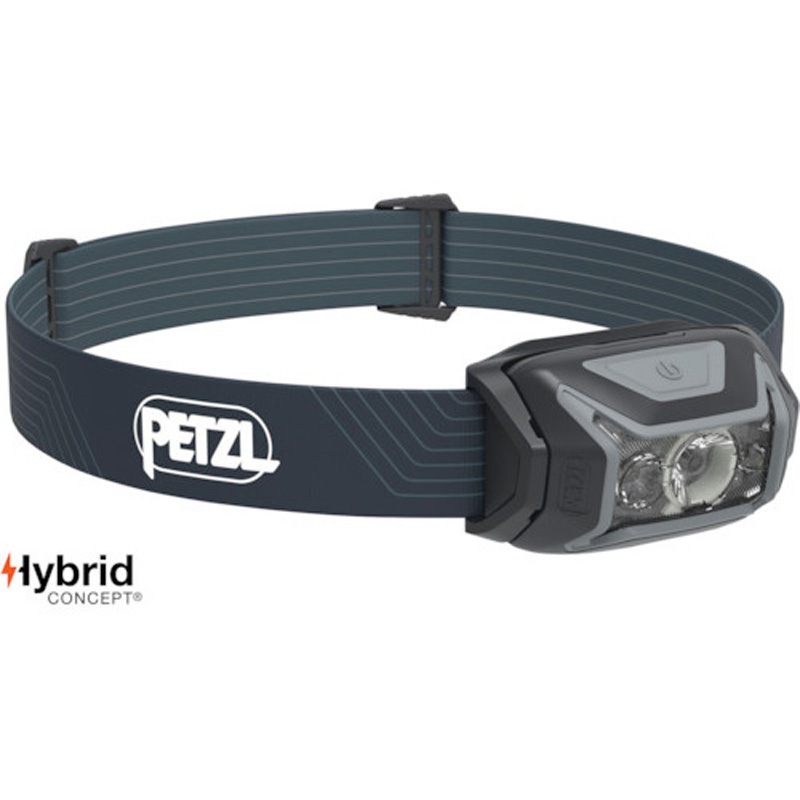 E063AA00 アクティック PETZL 電池式 450Lm グレー色   E063AA00