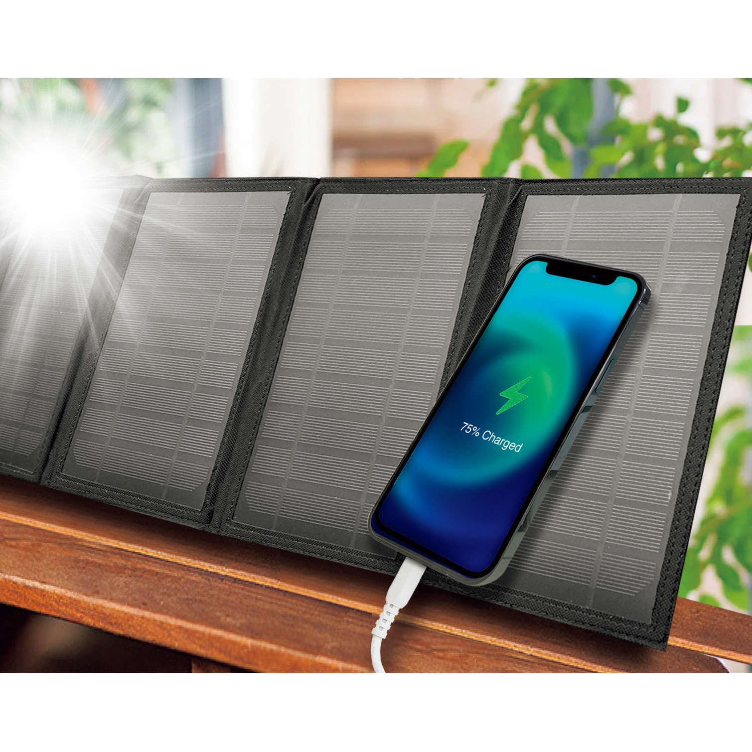 AJ-NSOLAR14W BK ソーラー充電器14W エアージェイ 幅160mm奥行30mm  AJ-NSOLAR14W BK
