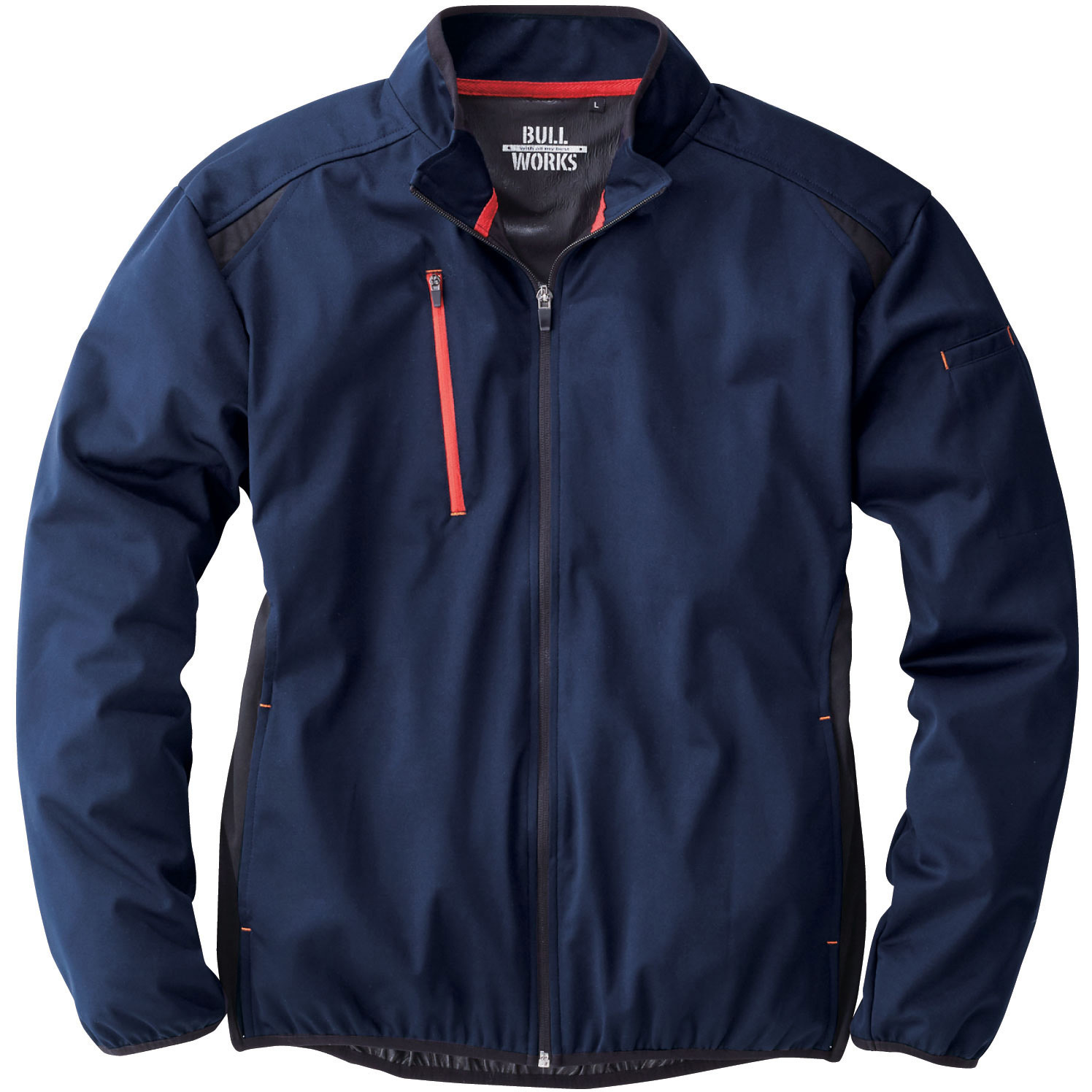 43301-1-LL ストレッチウインドブレーカー NBW ネイビー色 LL 43301-1