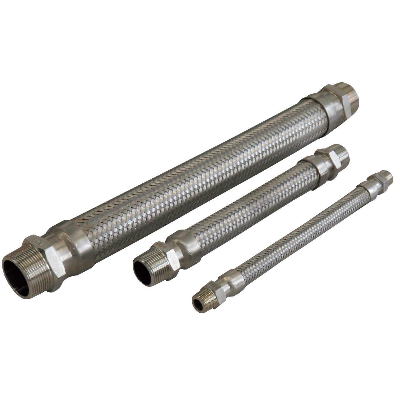 FTAP-5020-1000-MM フレキシブルメタルホース(溶接オス・オスタイプ) トーフレ 両端固定オネジ 呼び径20A  FTAP-5020-1000-MM