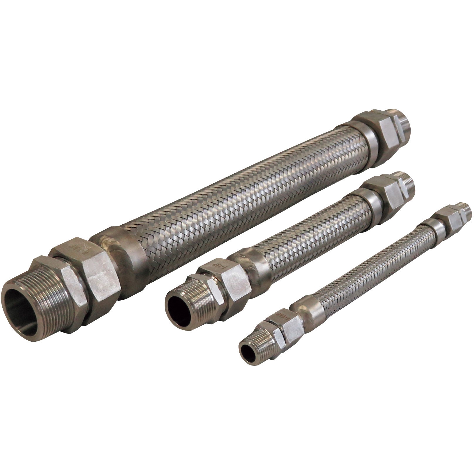 FTAP-7010-500-MM フレキシブルメタルホース(溶接ルーズオス・オスタイプ) トーフレ 呼び径10A  FTAP-7010-500-MM