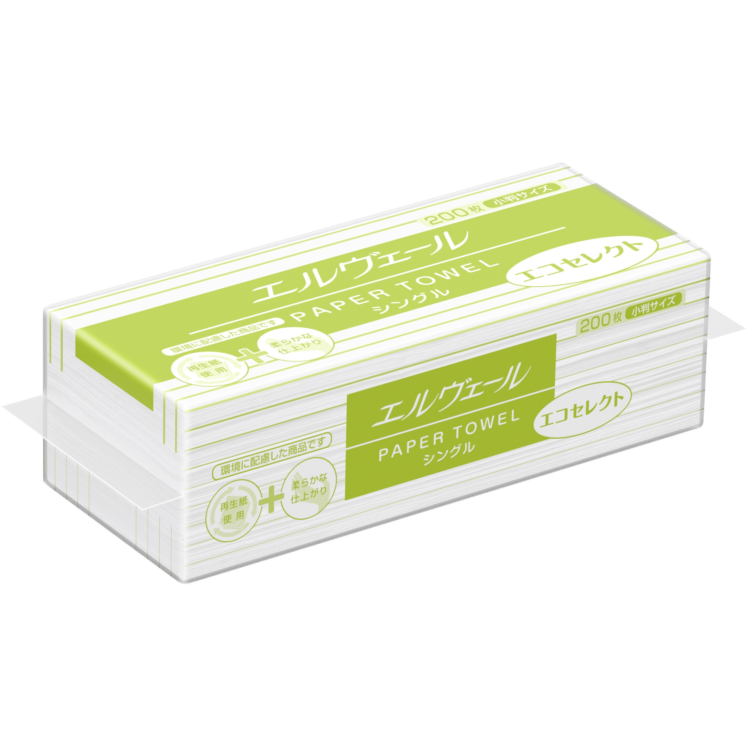 21000700 ペーパータオル エコセレクト エリエール シートサイズ170