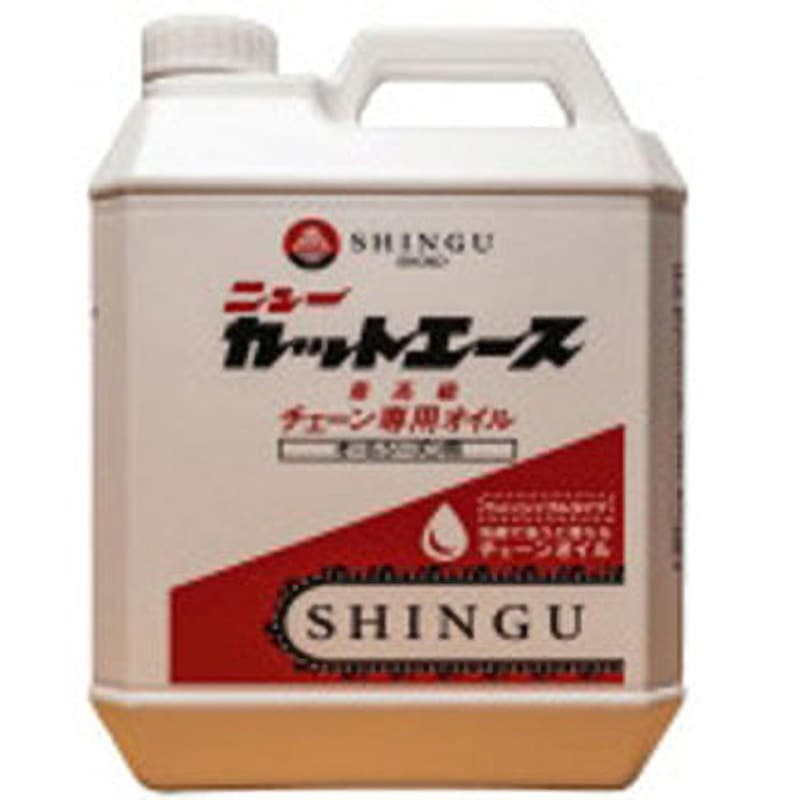 26070 チェーンオイル ニューカットエース 1箱(4L×6本) シングウ(新宮 