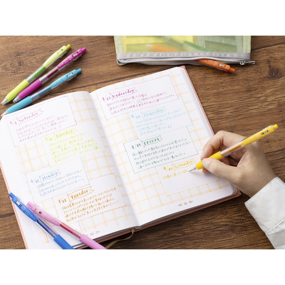 JJS15-5C-N ジェルボールペン サラサクリップ0．4 ゼブラ 水性顔料