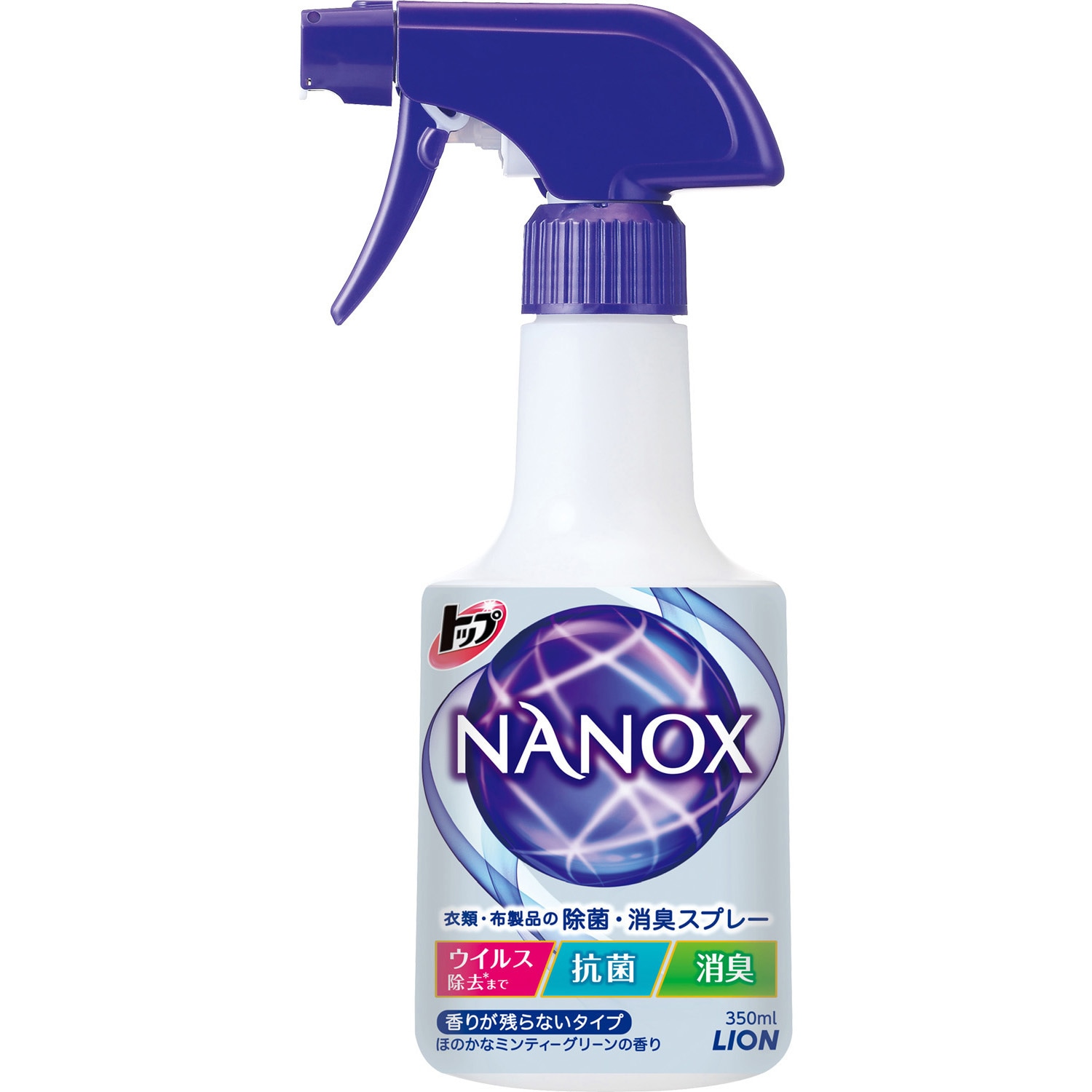 トップ 衣類・布製品の除菌・消臭スプレー NANOX(ナノックス) 本体