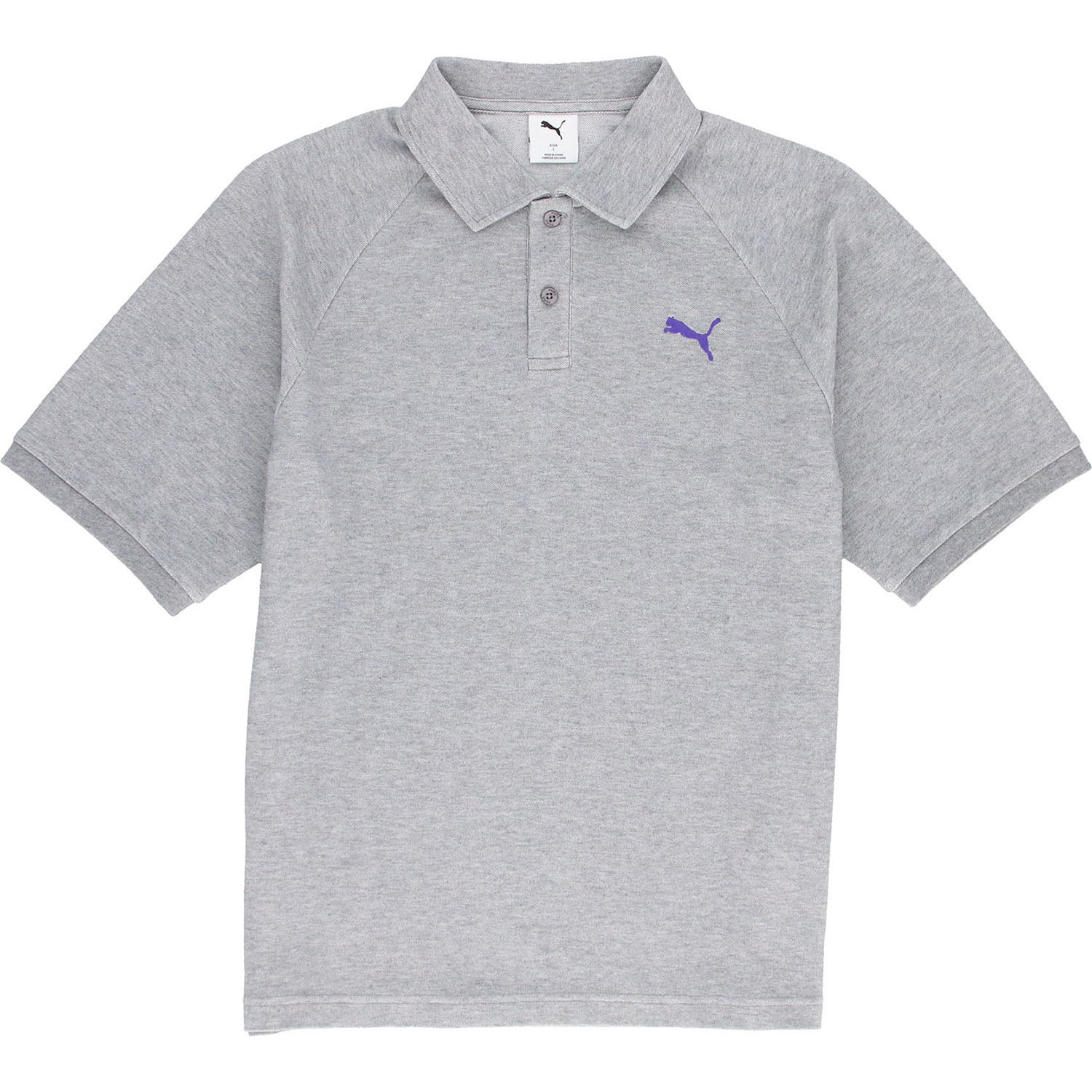 693418 プーマ ESS MX ポロ PUMA 色MEDIUM GRAY HEATHER サイズM