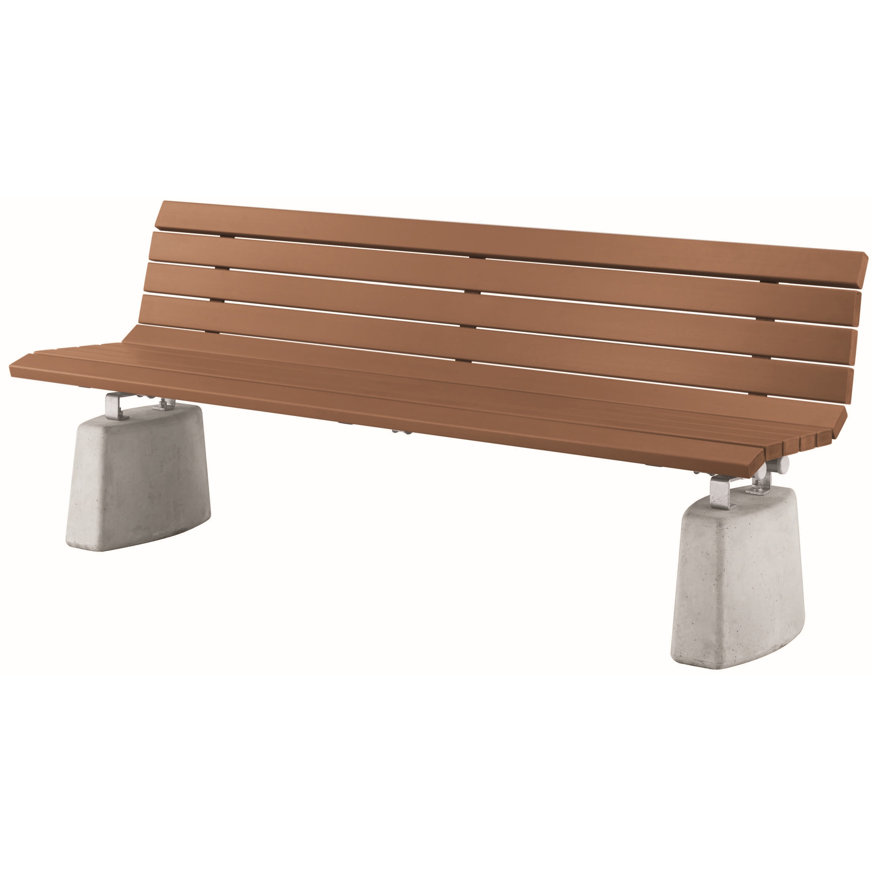 RD-1800CN 再生木材ベンチ RD-18シリーズ  RPウッドシリーズ モリマーキンキ コンクリート脚タイプ 奥行550mm