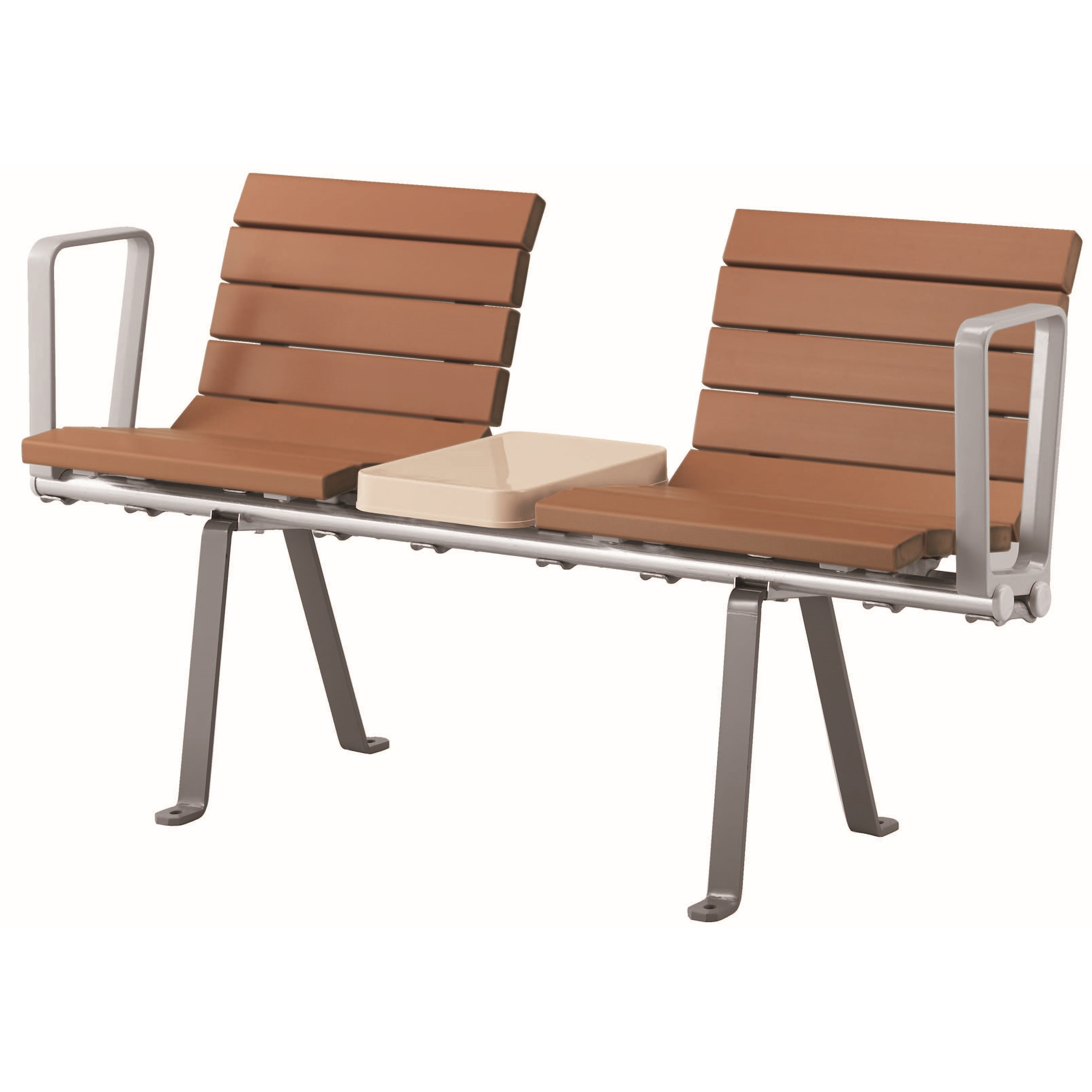 EM-42SF 再生木材パブリックベンチ EM-42シリーズ RPウッドタイプ モリマーキンキ 幅1310mm奥行480mm 149,800円