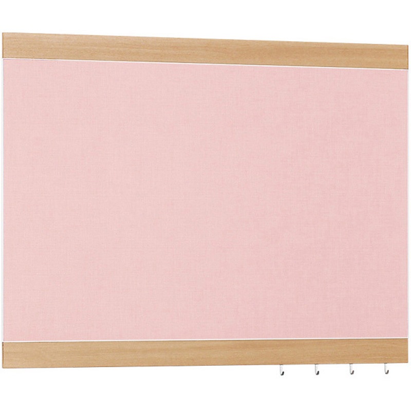 153539 アルモード 掲示ボード 696 木目セピア/ボードピンク 屋内用 696SP-P 1台 ベルク 【通販モノタロウ】