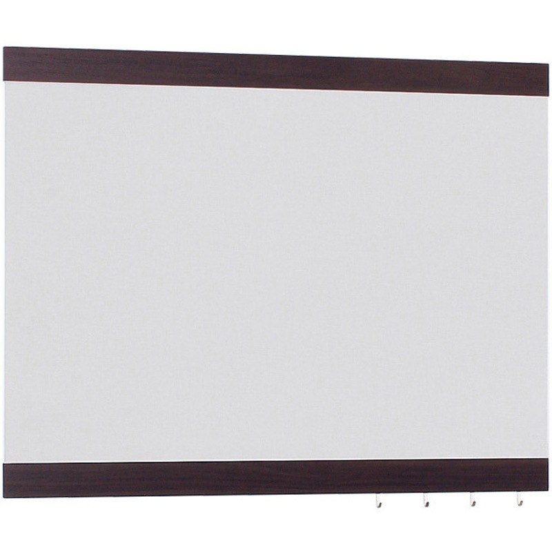 153502 アルモード 掲示ボード 696 木目ナチュラル/ボードライトグレー 屋内用 696NA-GY 1台 ベルク 【通販モノタロウ】