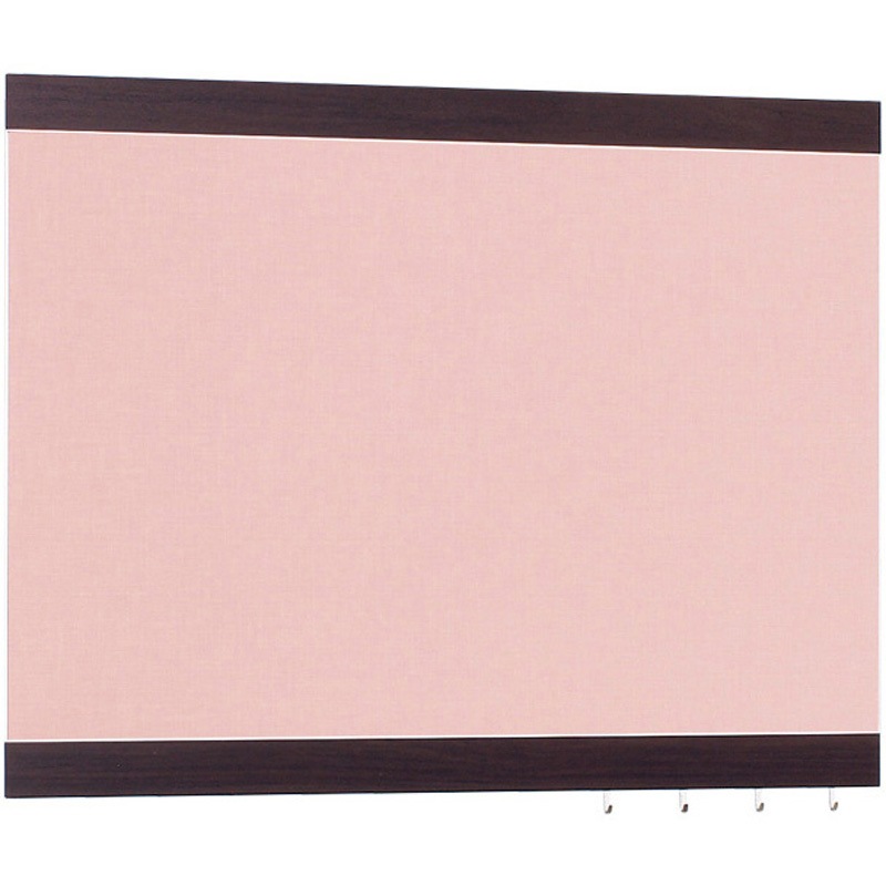 153507 アルモード 掲示ボード 696 木目ナチュラル/ボードピンク 屋内用 696NA-P 1台 ベルク 【通販モノタロウ】