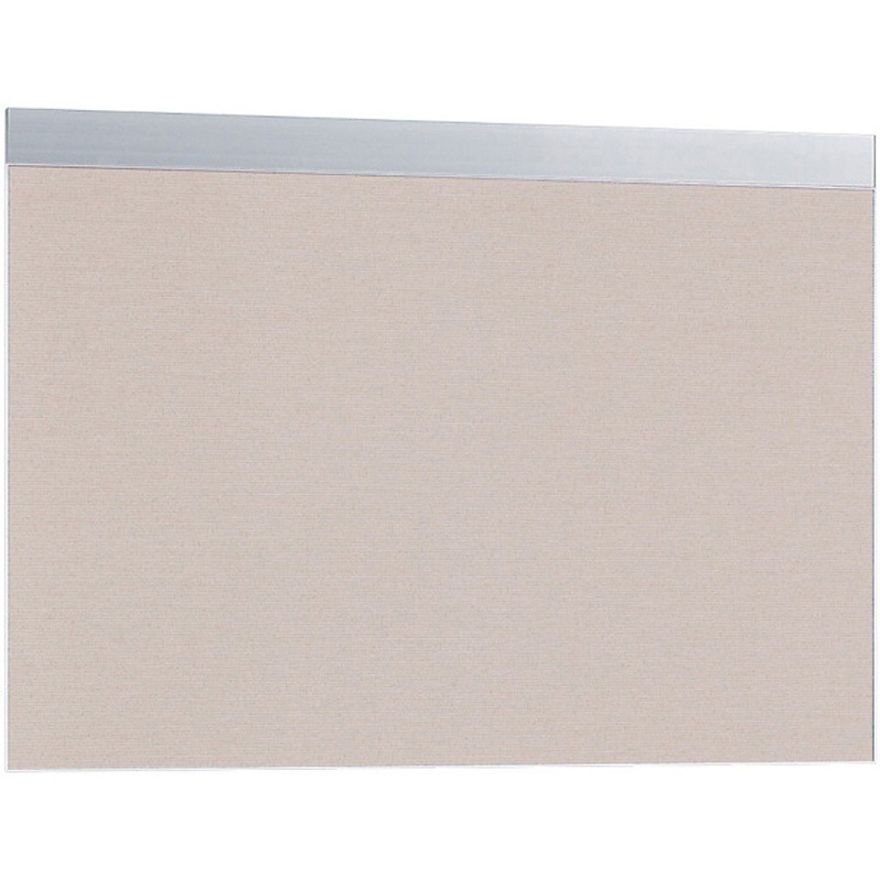 153356 アルモード 掲示ボード 695 シルバー/ボードベージュ 屋内用 695C-BE 1台 ベルク 【通販モノタロウ】