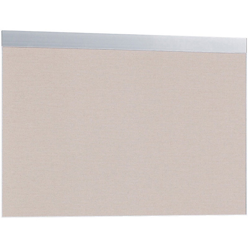 153358 アルモード 掲示ボード 695 シルバー/ボードベージュ 屋内用 695C-BE 1台 ベルク 【通販モノタロウ】